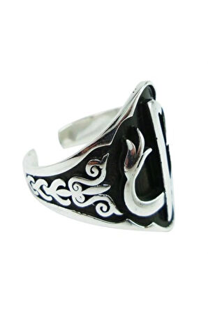 Vavelif Zihgir Okçu Gümüş Erkek Yüzük