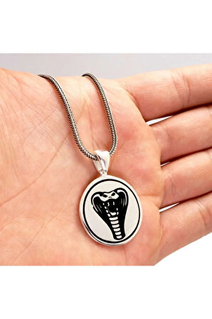 Kobra Erkek Gümüş Kolye Zincir