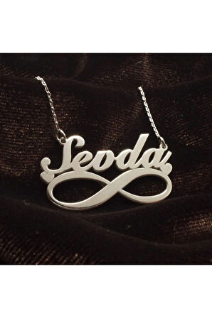 Isimli Kadın Gümüş Kolye Özel Tasarım