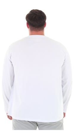 Erkek 115-155 Kilo Arası İçin Uygun Uzun Kol Bisiklet Yaka Mevsimlik Düz Renk İnce Sweatshirt