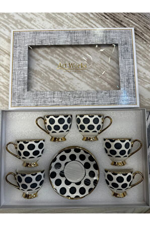 12 Parça 6 Kişilik Kahve Fincan Takımı