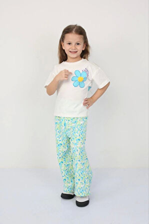 Papatya Baskılı Takım