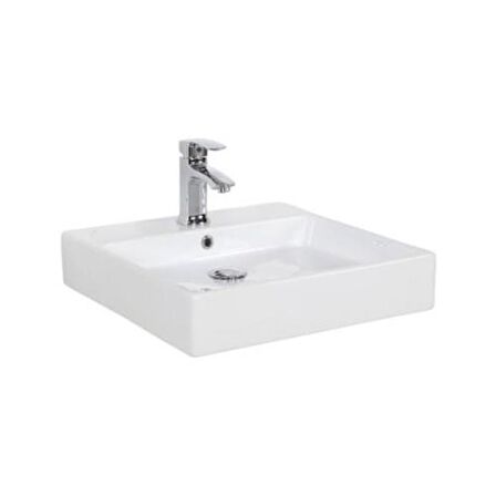 Creavit NX255  Next Lavabo Setüstü Düz Kare 50*50Cm