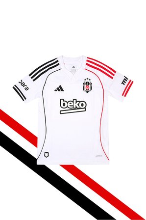 ORJİNAL LİSANSLI ADİDAS BEŞİKTAŞ FORMA 25-26 SEZON BEYAZ ÇOCUK FORMASI