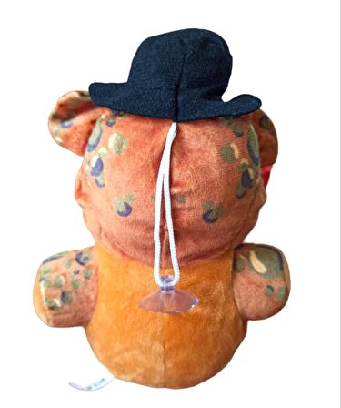Five Nights At Freddys Karakterleri Oyuncak Peluş Fnaf Karakteri 23cm. Kahverengi Kedi Şapkalı