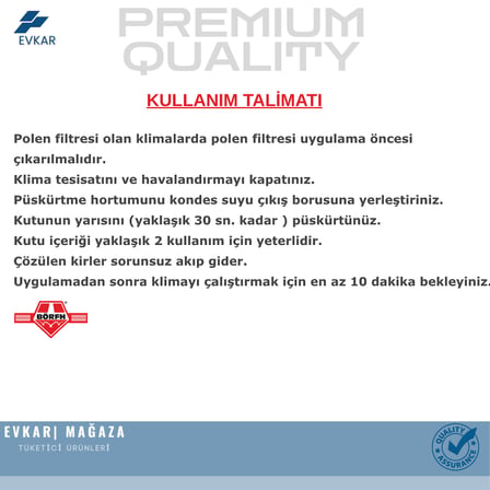 KLİMA KÖPÜK TEMİZLEYİCİ 400 ML