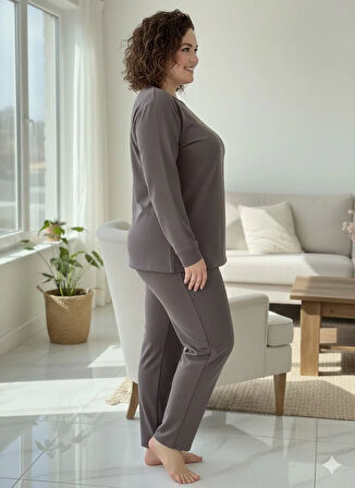 KADIN BÜYÜK BEDEN EŞOFMAN TAKIMI