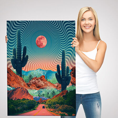 Amerika Kolarado Yol Manzarası Duvar Tablosu-6021