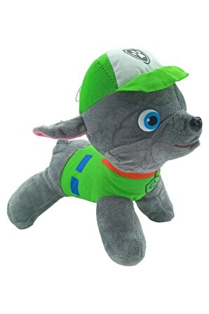 Peluş Rocky Paw Patrol Karakterlerinden Oyuncak Peluş Rocky 30cm.