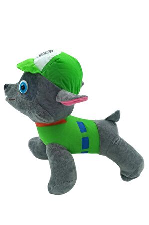 Peluş Rocky Paw Patrol Karakterlerinden Oyuncak Peluş Rocky 30cm.