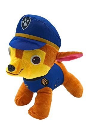 Peluş Chase Paw Patrol Karakterlerinden Oyuncak Peluş Chase 25cm.