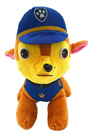 Peluş Chase Paw Patrol Karakterlerinden Oyuncak Peluş Chase 25cm.