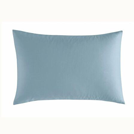 Linens Mix&Match Pamuk Saten 2'li Standart Yastık Kılıfı Seti Mavi