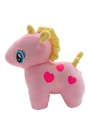 Unicorn Büyüsünü Yakalayın: Sıcacık Pembe Oyuncak Peluş Unicorn 17cm.