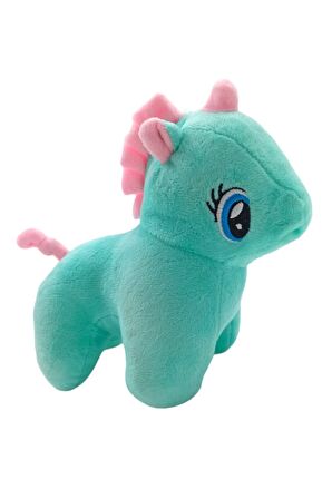 Unicorn Büyüsünü Yakalayın: Sıcacık Yeşil Oyuncak Peluş Unicorn 17cm.