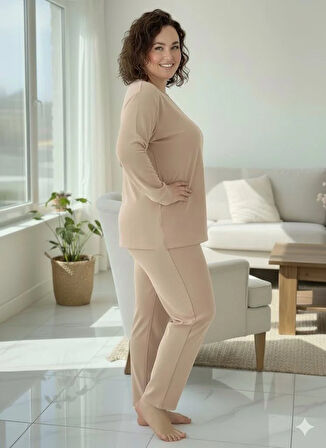 KADIN BEJ EŞOFMAN TAKIMI