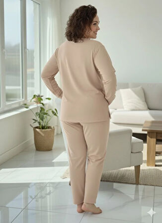 KADIN BEJ EŞOFMAN TAKIMI