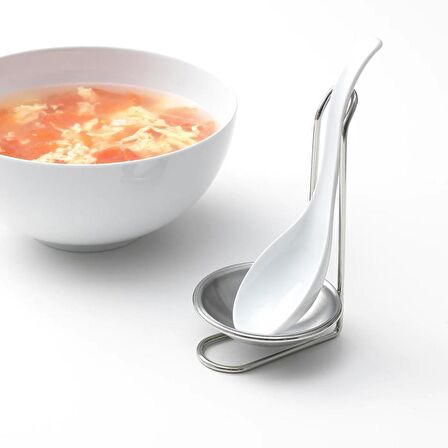 IKEA Avslagen Çelik Kirli Kepçe Tutucu