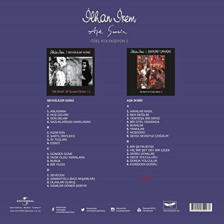 İlhan İrem - Aşk Sensin (Özel Koleksiyon 2)  (2'Li Plak)