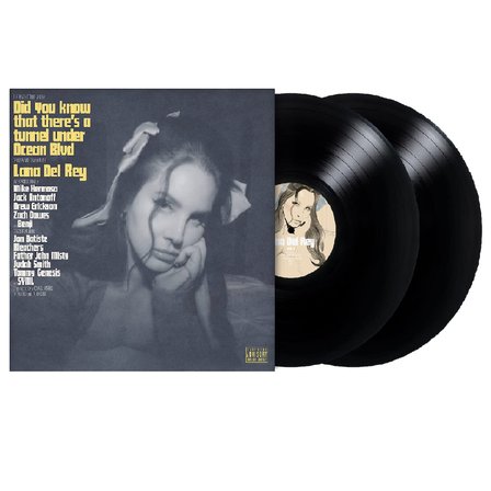 Lana Del Rey - Did You Know That There's A Tunnel Under Ocean Blvd (Black Vinyl) - Plak