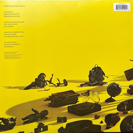 Metallica - 72 Seasons (Black) (2 Plak)  