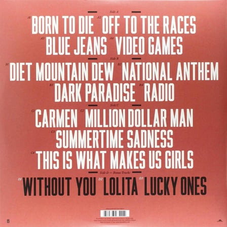 Lana Del Rey - Born To Die (2 Plak)  