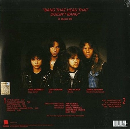 Metallica - Kill'em All (Remastered) - Plak  