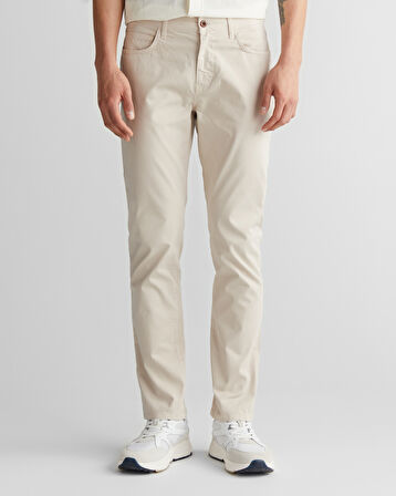 GANT Erkek Bej Regular Fit Pantolon