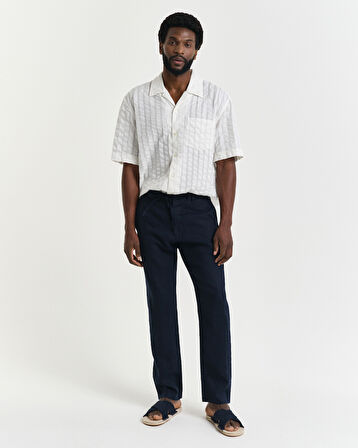 GANT Erkek Lacivert Relaxed Fit Pantolon