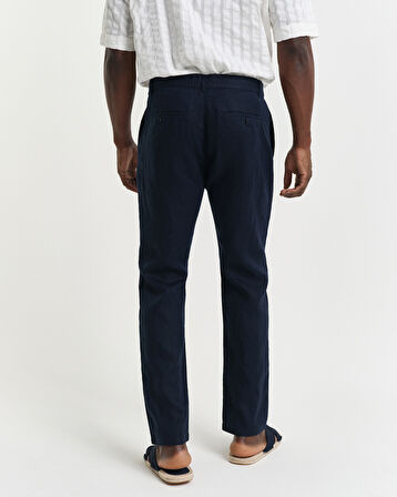 GANT Erkek Lacivert Relaxed Fit Pantolon