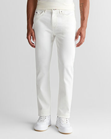 GANT Erkek Krem Regular Fit Pantolon