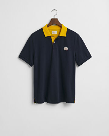 GANT Erkek Lacivert Regular Fit Polo