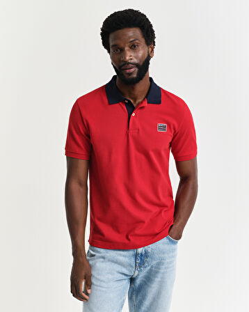 GANT Erkek Kırmızı Regular Fit Polo