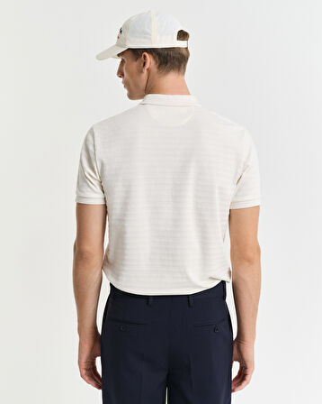 GANT Erkek Krem Regular Fit Polo