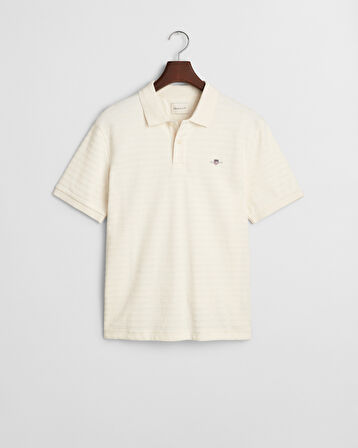 GANT Erkek Krem Regular Fit Polo
