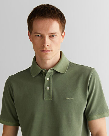 GANT Erkek Yeşil Regular Fit Polo
