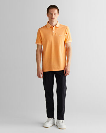 GANT Erkek Turuncu Regular Fit Polo