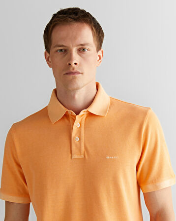GANT Erkek Turuncu Regular Fit Polo