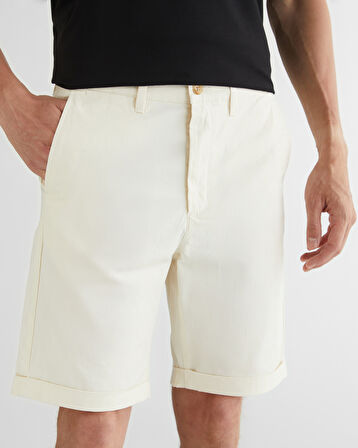 GANT Erkek Krem Slim Fit Şort