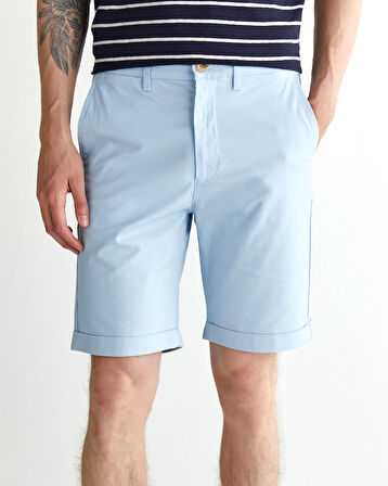 GANT Erkek Mavi Slim Fit Şort