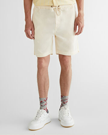 GANT Erkek Krem Regular Fit Şort