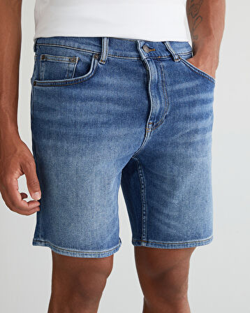 GANT Erkek Mavi Regular Fit Şort