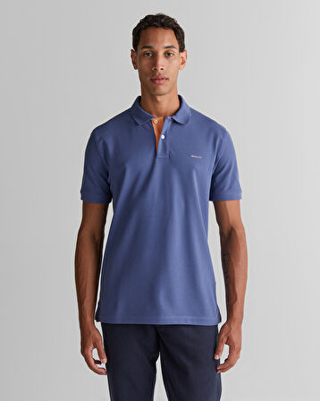 GANT Erkek Lacivert Regular Fit Polo