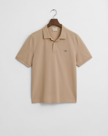 GANT Erkek Bej Regular Fit Polo