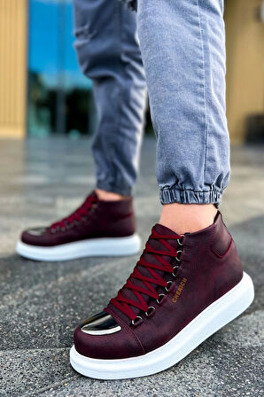 TB267 CBT Roma Mirror Erkek Bot BORDO