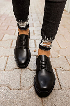 TB001 FST Classic Lace Erkek Ayakkabı SIYAH