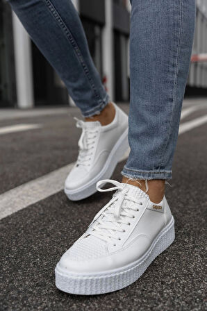 TB017 FBT Pyramid Erkek Ayakkabı BEYAZ