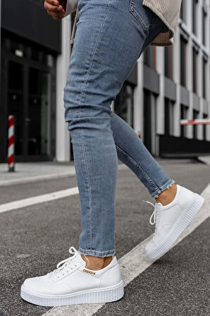 TB017 FBT Pyramid Erkek Ayakkabı BEYAZ