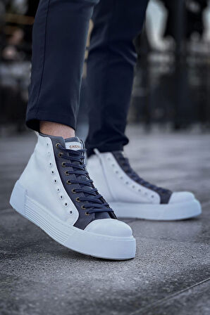 TB167 GBT Blazer Erkek Bot BEYAZ/ANTRASIT