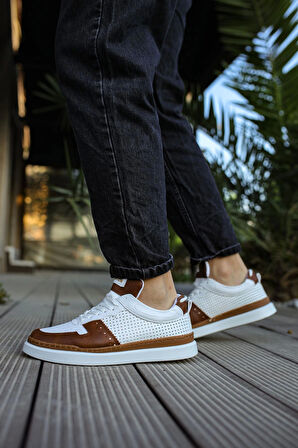 TB201 CBT Hercules Erkek Ayakkabı TABA/BEYAZ